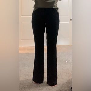 Bootcut low rise editor pants